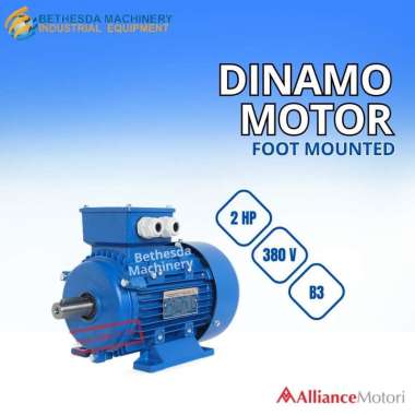 Electro Dinamo alliance 2Hp - 2 PK dinamo Penggerak 3 Phase 1.5 kw 1000 rpm