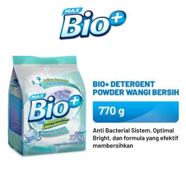 Bio+ Detergent Powder Wangi Bersih 770 g