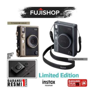 Instax Mini Evo Fujifilm Instax Evo Hybrid Instant Camera Garansi Resmi Titanium Gold