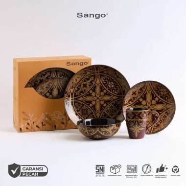 SANGO Set Peralatan Makan Marrakesh Lilac (isi 4)