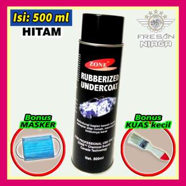 Spray Cat Karet Kolong Mobil Pelapis Anti Karat Keropos Korosi Bawah Mobil Cat Semprot Rubber Paint 