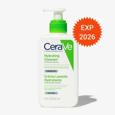Cerave Hydrating Cleanser 236ml Ceramide Body & Facial Wash Normal/Dry