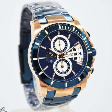 Balmer 7980 Jam Tangan Pria Original Garansi Resmi Blue Rosegold