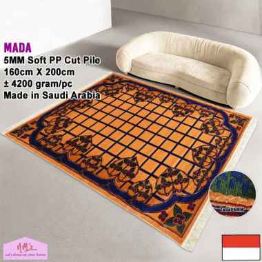 Mada karpet hambal jumbo 160 cm x 200 cm motif vintage persian modern saudi permadani tikar bulu ala