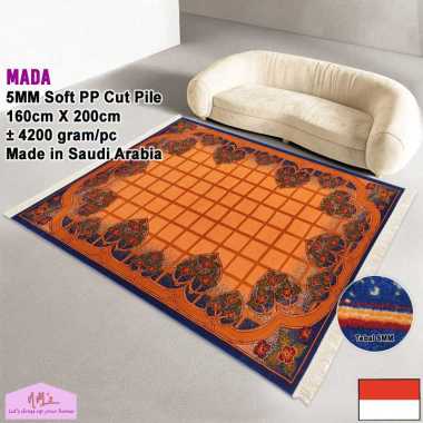 Mada karpet hambal jumbo 160 cm x 200 cm motif vintage persian modern saudi permadani tikar bulu ala
