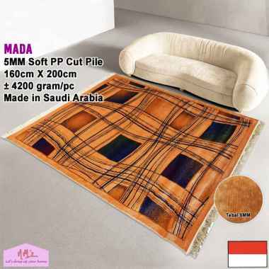 Mada karpet hambal jumbo 160 cm x 200 cm motif vintage persian modern saudi permadani tikar bulu ala