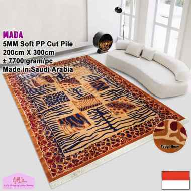 Mada karpet hambal 200 cm x 300 cm motif vintage persian modern saudi permadani tikar bulu alas dudu