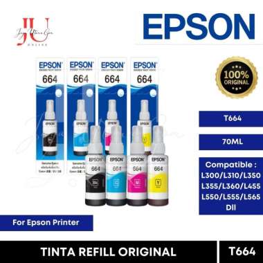 Tinta Epson 664 Original / Epson T6641 Tinta Cartridge No Box, 40ml Yellow