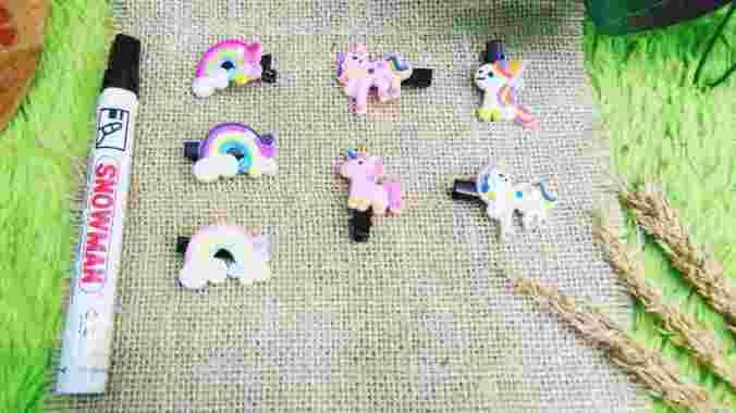 J-PONI Ecer 1psg Jepit Kuda Poni Cantik Lucu Warna Random