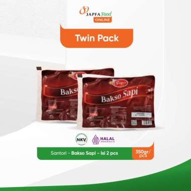 Santori Bakso Daging Sapi 350gr - Bundling Isi 2 Pack