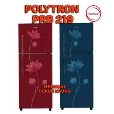 KULKAS POLYTRON 2 PINTU PRB 217 PRB 219 KULKAS 2 PINTU POLYTRON FREE ONGKIR SERANG 219 MERAH