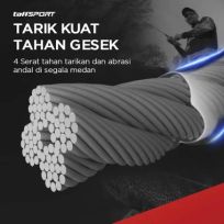 TaffSPORT Senar Pancing PE 4 Braided Strand - Kuat dan Tahan Abrasi, Solusi Terbaik Memancing IH