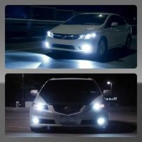 TURBO Lampu Depan Mobil LED SMD H4 Cool White - Pencahayaan Terang, Efisien, dan Mudah Dipasang IH