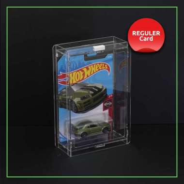 Box Akrilik Hotwheels Single Blister REGULER Card