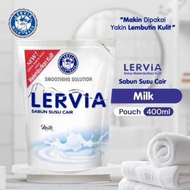 LERVIA Sabun Susu Cair Milk 400mL
