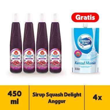Promo Harga ABC Syrup Squash Delight Anggur 460 ml - Blibli