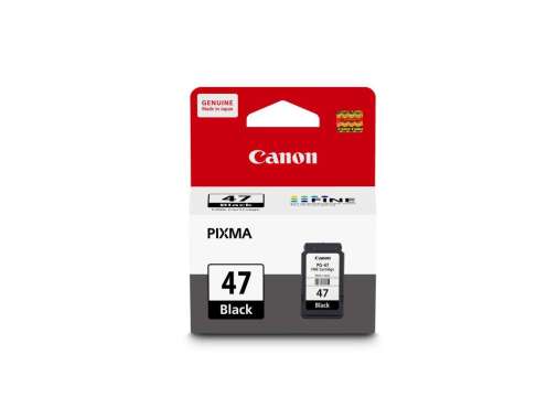 Tinta Original Canon 47 Black PG47 - Tinta Canon E410 E470 E3170 E470 E4570 - Tinta Cartridge Katrid