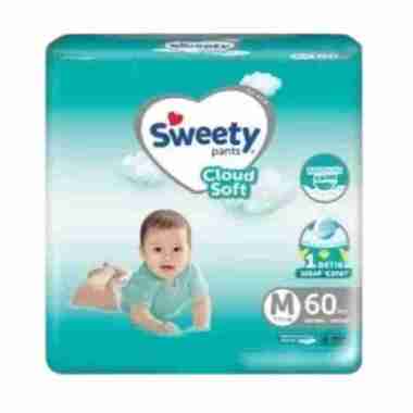 Promo Harga Sweety Silver Pants M60 60 pcs - Blibli
