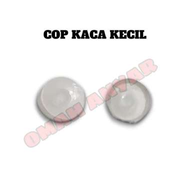 5PCS Karet Ambalan Cop Kaca Tipis Cantolan Bulat Kaca 3 4 5 cm 5PC-Cop Kaca Kecil