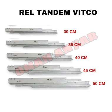 VITCO Rel Laci Rel Tanam Tandem Full Extention Soft Closing SIO 350