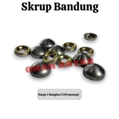 Tutup Skrup Kayu / Skrup Bandung Isi 100 Pasang