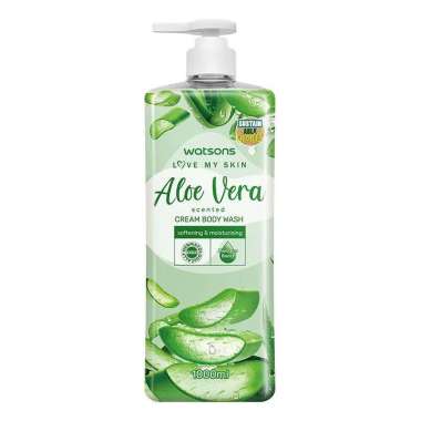 WATSON Bodywash 1 Liter Sabun Cair Watson 1000ml Aloe Vera