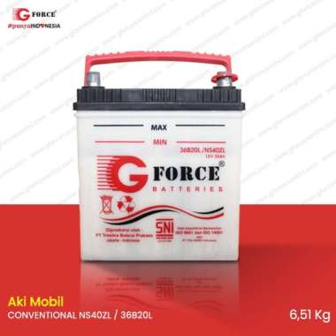 Aki Mobil G Force Conventional NS40ZL