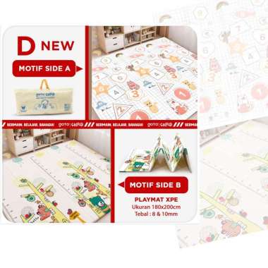 Goto Shiro Playmate Bayi Matras Lipat Playmat Anak Tebal 180x200 cm 10MM D 180 X 200