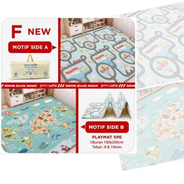 Goto Shiro Playmate Bayi Matras Lipat Playmat Anak Tebal 180x200 cm 08MM F 180 X 200
