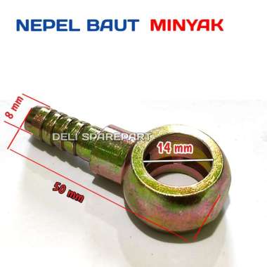 Nepel Runcing Nepel Baut Banjo 14mm 14 mm