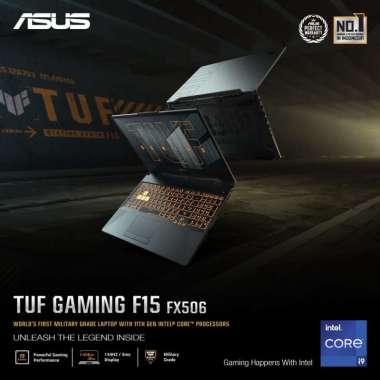 ASUS TUF Gaming F15 FX506HC-I535B6T-O11 SECOND RAM 16GB (Bogor) Graphite Black