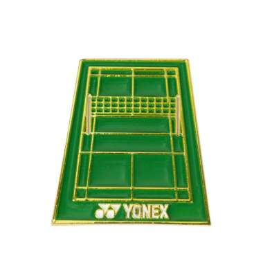 YONEX ENAMEL PIN COURTMAT