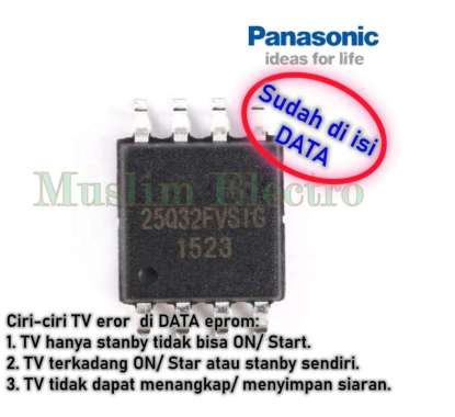Ic Eprom Isi FW LED TV Panasonic TH-24E303G 24E303G Board TP.V56.PA671