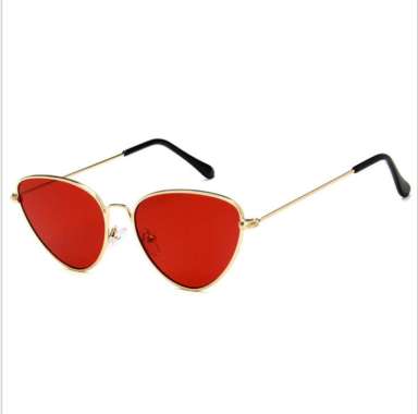 BITZEN Kacamata Wanita Retro Classic Frame Cat Eye - BZ09 Merah