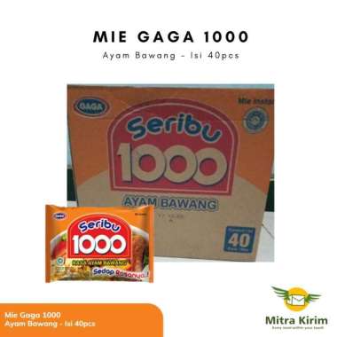 Mie Gaga 1000 All Variant (Goreng, Soto, Kaldu Ayam, Ayam Bawang) ayam bawang