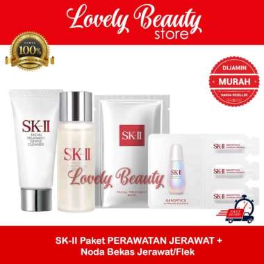 SK-II/SK2/SKII Paket Anti Jerawat + Noda Bekas Jerawat/Flek + FT MASK MEDIUM