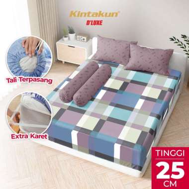 Kintakun DLUXE Sprei Set Fitted Tinggi 25cm 180x200 King Aesthetic Multivarian Darma