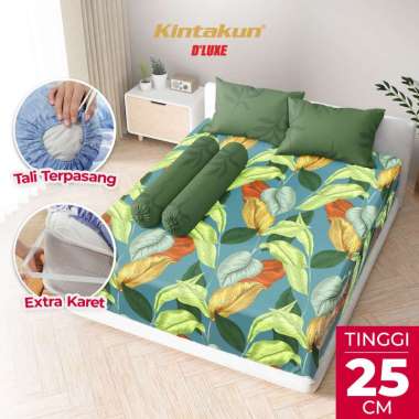 Kintakun DLUXE Sprei Set Fitted Tinggi 25cm 180x200 King Aesthetic Multivarian Adelina