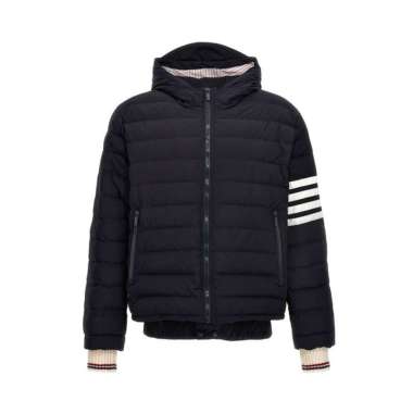 [12.12 Dealcember] Thom Browne 4-Bar Downfilled Twill Ski Jacket Navy Blue 2