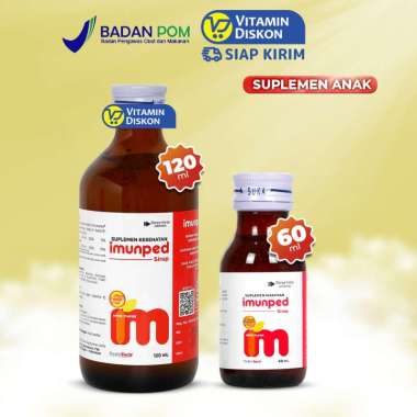 IMUNPED SYRUP FOR 2 - 12 YEARS OLD 120 ML