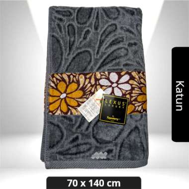 Handuk Mandi Lexus Luxury Dewasa 70x140 by Toyo Terry Premium Tebal Anti Jamur Termurah Abu-abu