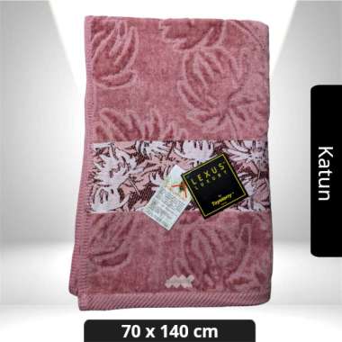 Handuk Mandi Lexus Luxury Dewasa 70x140 by Toyo Terry Premium Tebal Anti Jamur Termurah Merah Muda