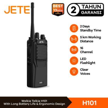 HT Handy Talky JETE H101 16 Channel Jarak 5km - Garansi 2 Tahun