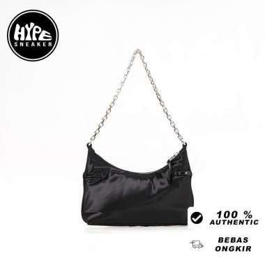 Tas GIVENCHY VOYOU SILVER BLACK CHAIN SHOULDER BAG 100% ORIGINAL