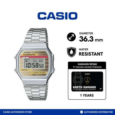 Jam Tangan Unisex Casio A168WEHA-9ADF