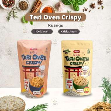 Kuangs Teri Krispi Oven Shirasu Jepang 60 gram - Snack Anak - MPASI Anak Original