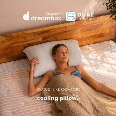 Quantum Dreambox Cooling Pillow / Bantal Dingin / Dual Comfort Memory Foam
