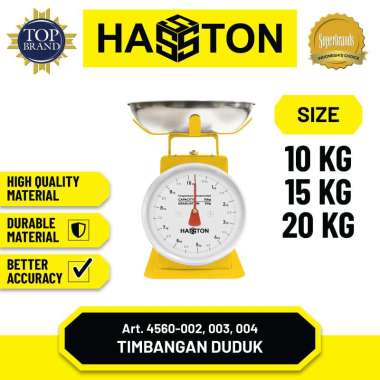 Hasston Timbangan Duduk Jarum Analog / Timbangan Barang Buah (4560) Timbangan 10kg