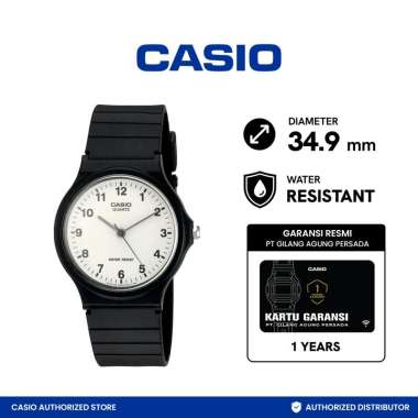 Casio Standard Jam Tangan Pria MQ-24-7BLDF Black
