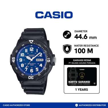 Casio Jam Tangan Pria - MRW-200H-2B2VDF Black